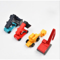 PVC Rubber Car Shape Custom USB Flash Drive 3D Shape PVC  USB Flash Drive Silicon Rubber Excavator Shape USB Pendrive